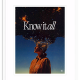 'Know It All' Framed Print