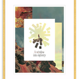 'A Window into Infinity' Framed Print