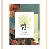 'A Window into Infinity' Framed Print