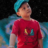 BookPal Kids Tee - Curious Red