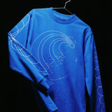 Comet Graph Long Sleeve Tee - Radiant Blue
