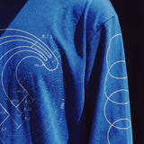 Comet Graph Long Sleeve Tee - Radiant Blue