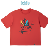 BookPal Kids Tee - Curious Red