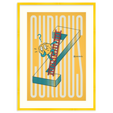 Curious Framed Print