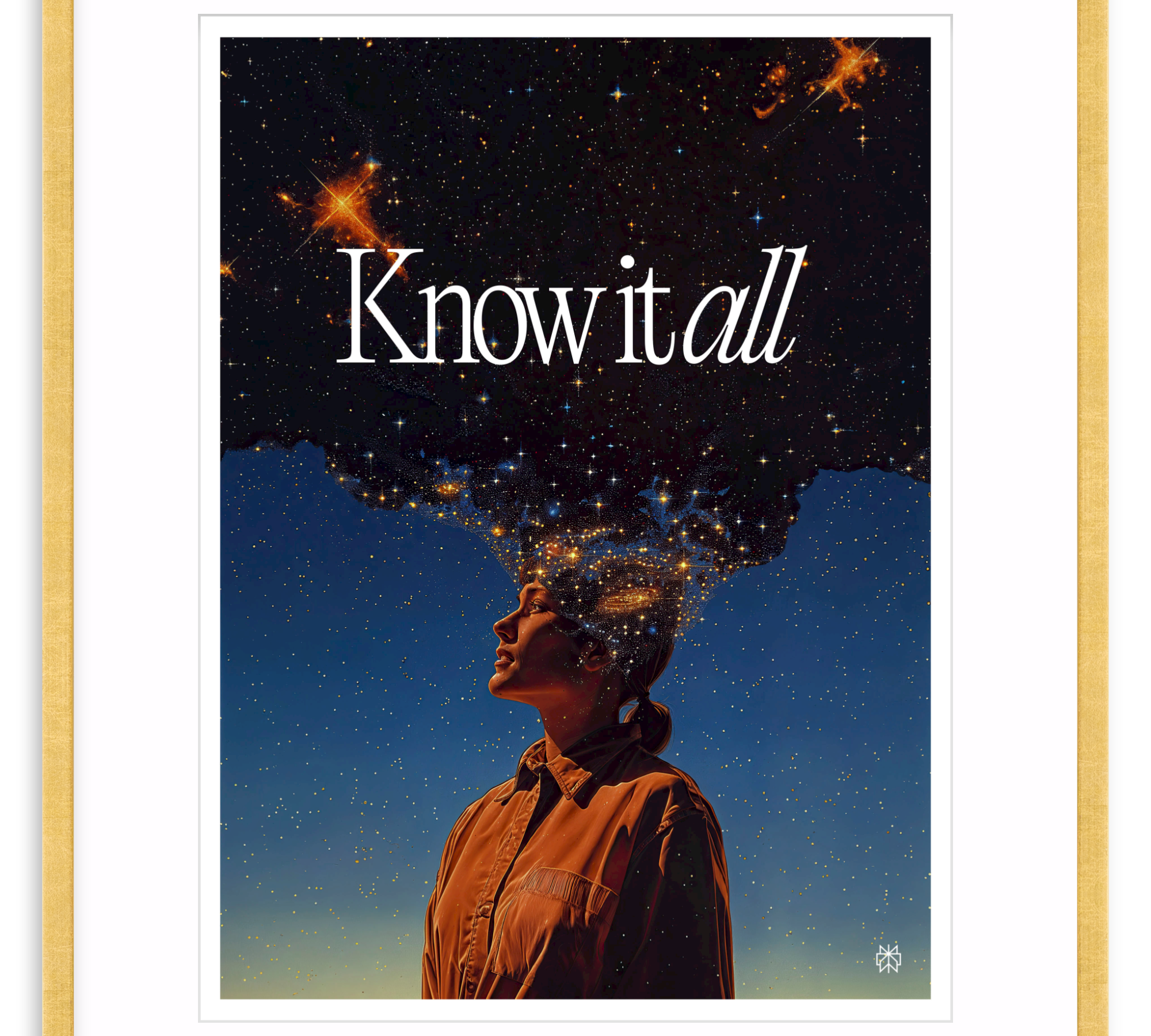 'Know It All' Framed Print
