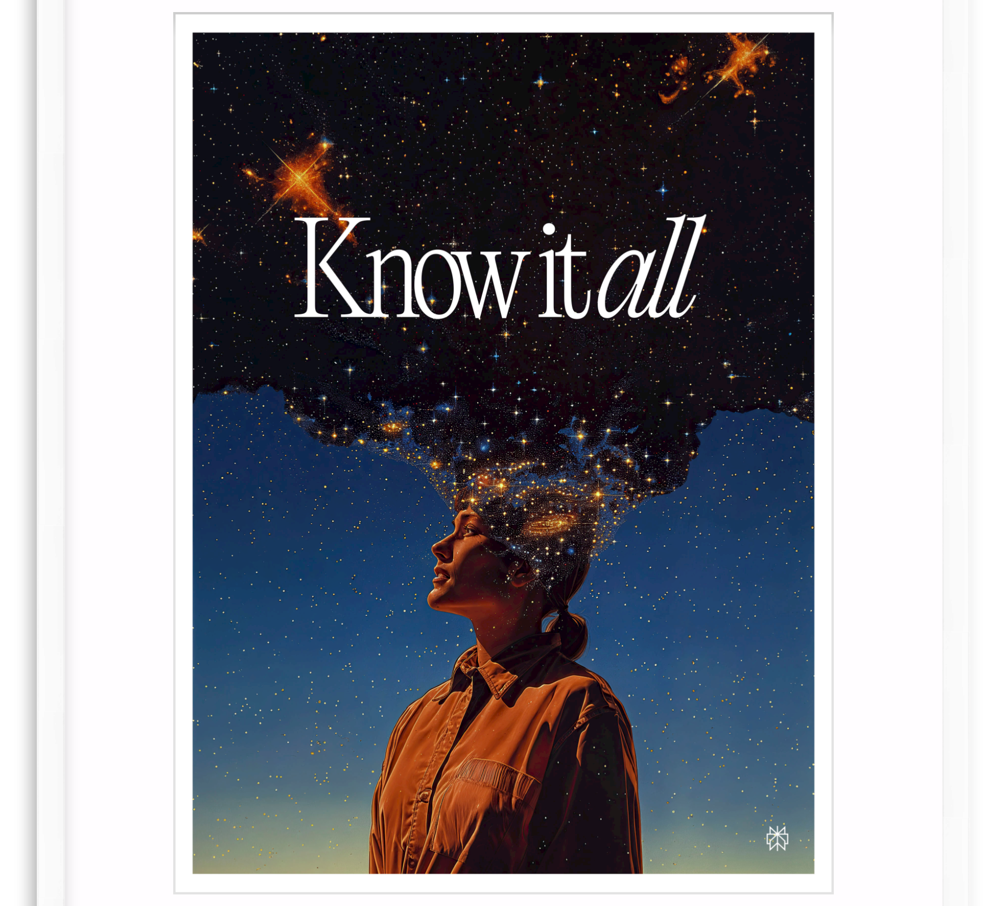 'Know It All' Framed Print