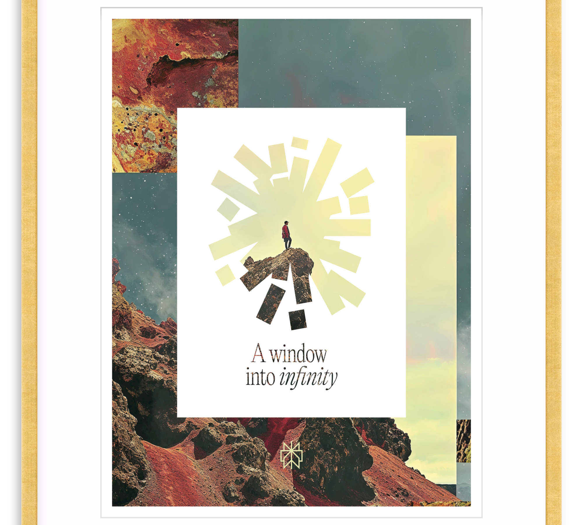 'A Window into Infinity' Framed Print