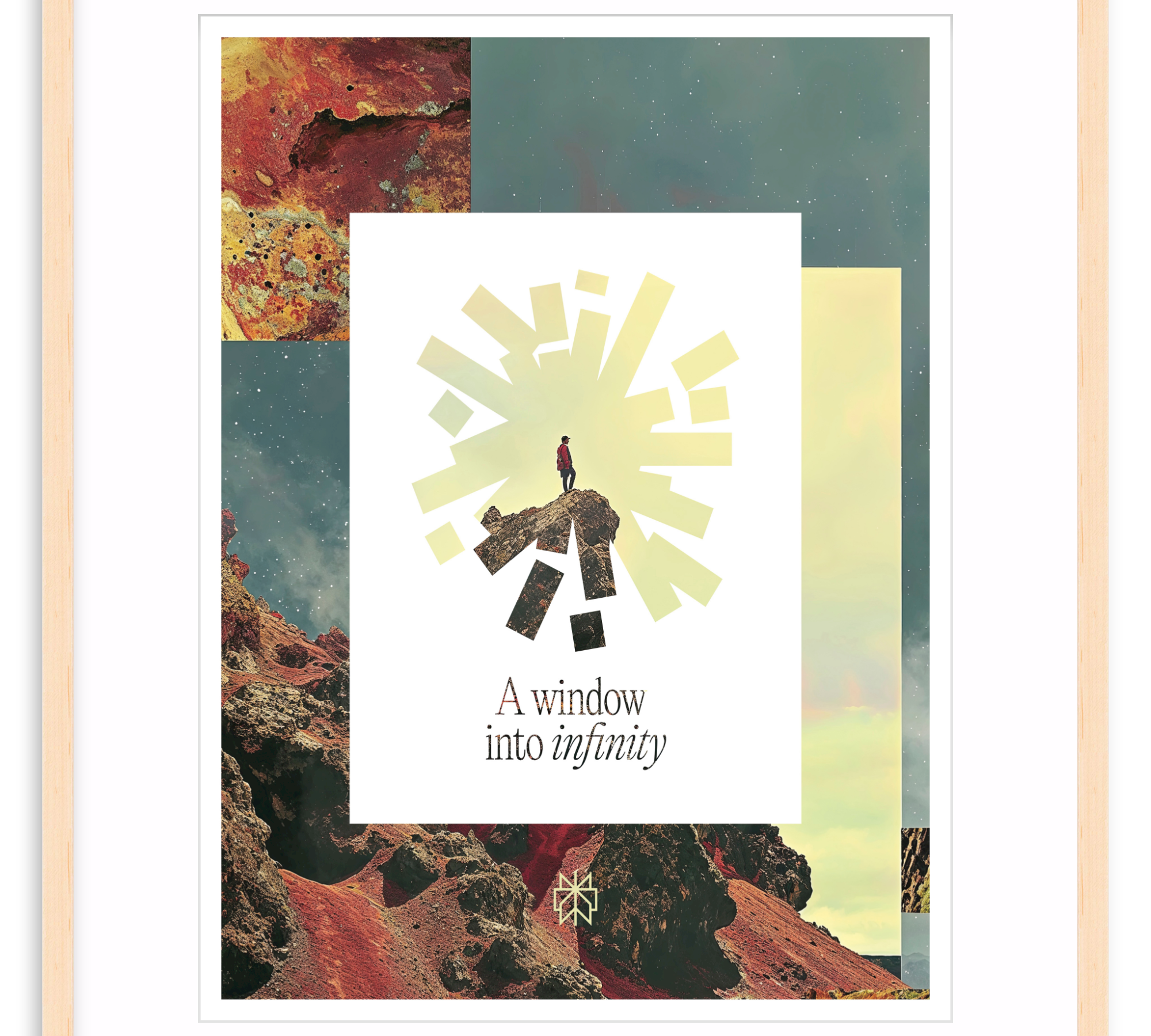 'A Window into Infinity' Framed Print