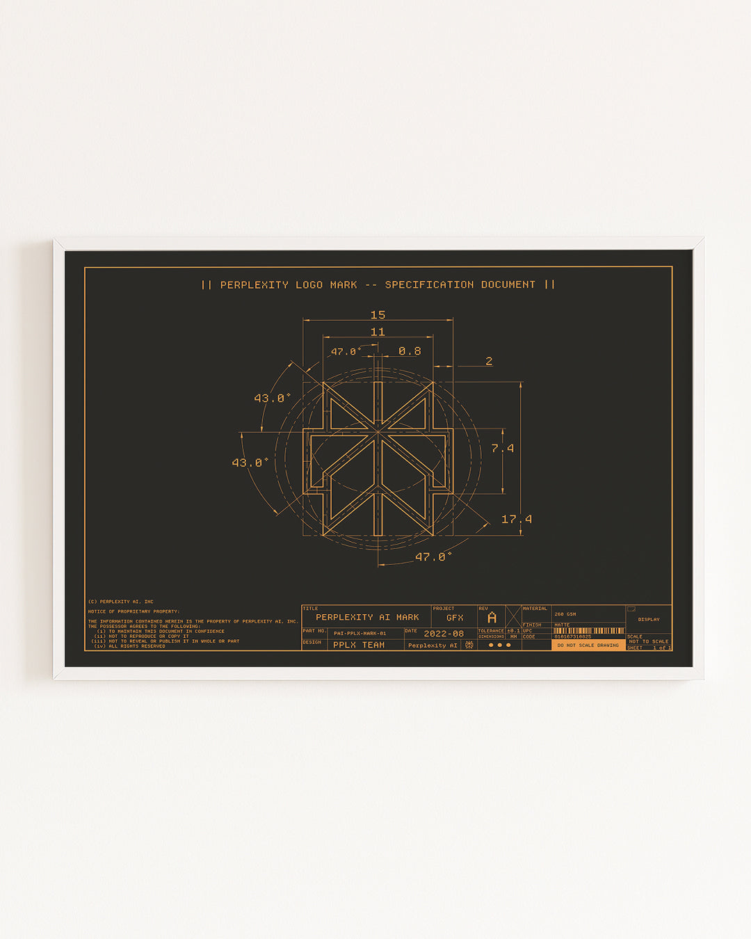 Perplexity Logo Mark Print – Perplexity Supply