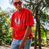 BookPal Adults Tee - Curious Red